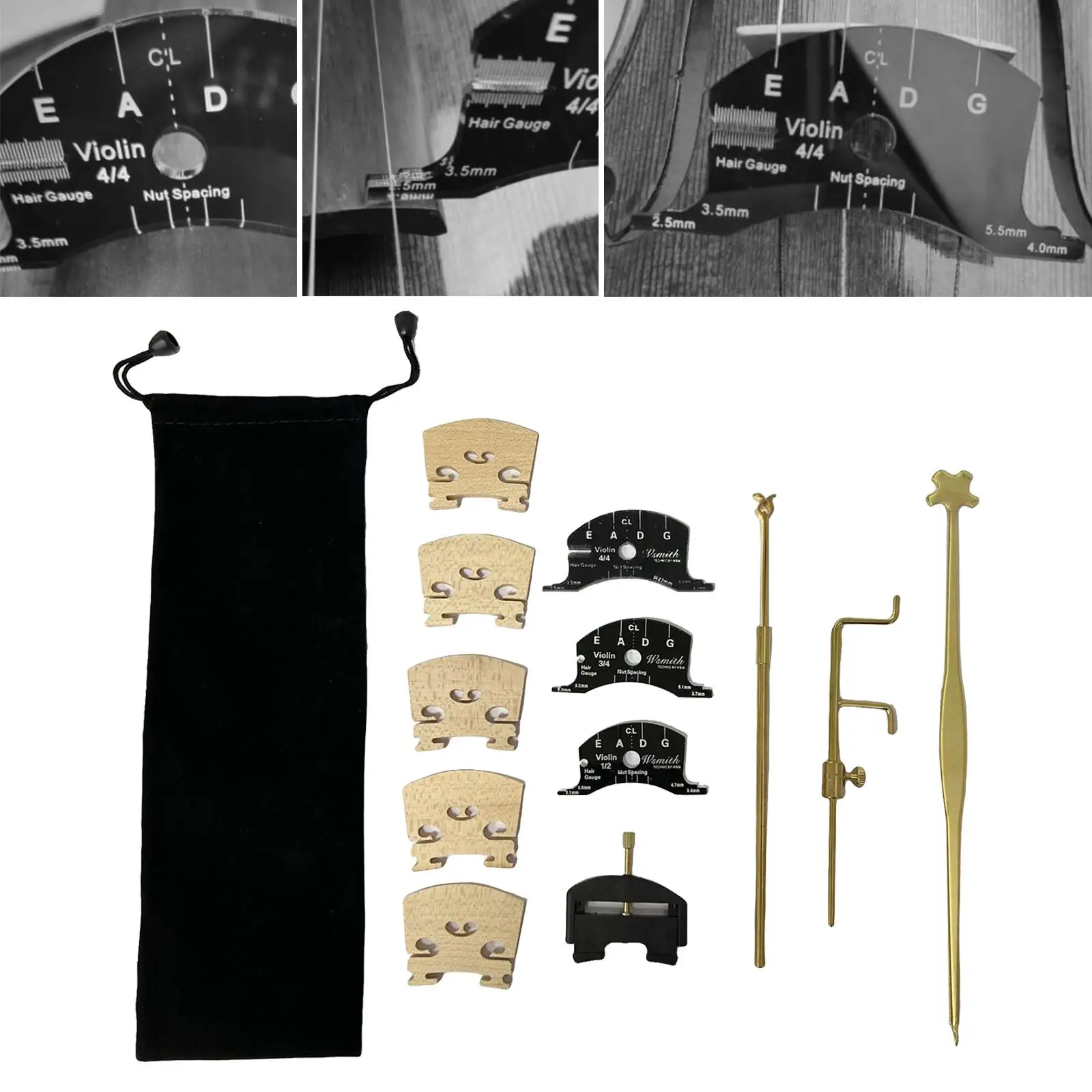 Violin Luthier Tools Guitar Parts Replacement Xylophone Code for 6 String Guitar Accs