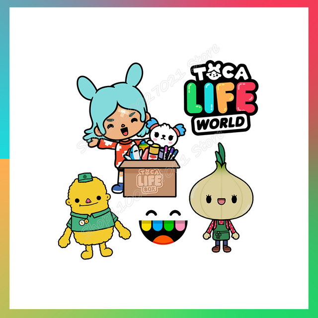 Toca Life World Stickers, Transfer Stickers