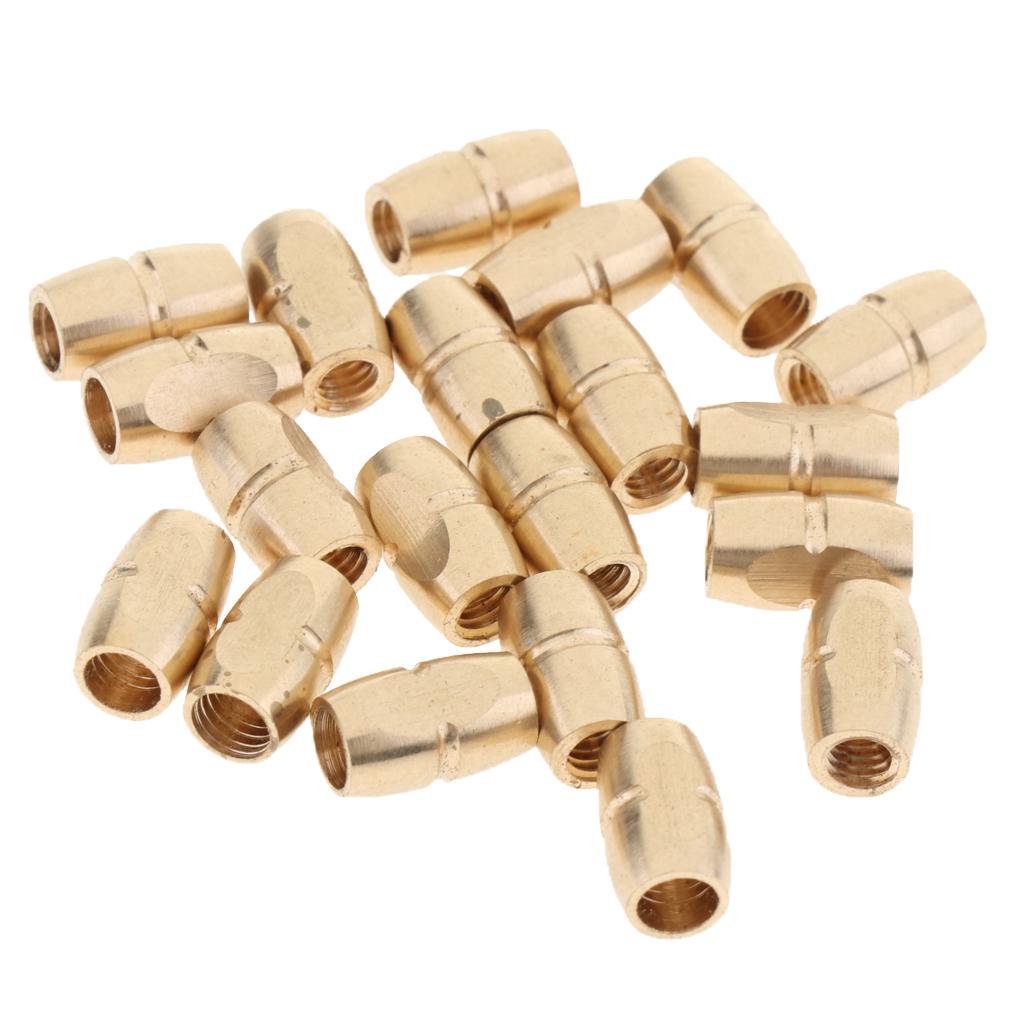 Tooyful 20 Pieces Copper Saxophone Sax Mouthpiece Clip Welding Screws Golden DIY Wind Instrument Accessory