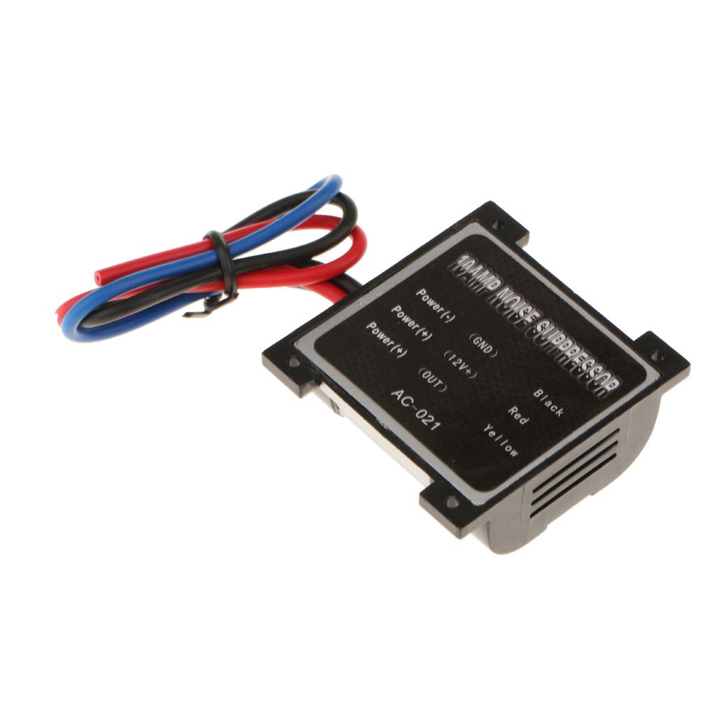 Great Performance Car Audio Noise Suppressor Stereo 10AMP Filter Power 12V Great Performance Car Audio Noise Suppressor Stereo 10AMP Filter Power 12V