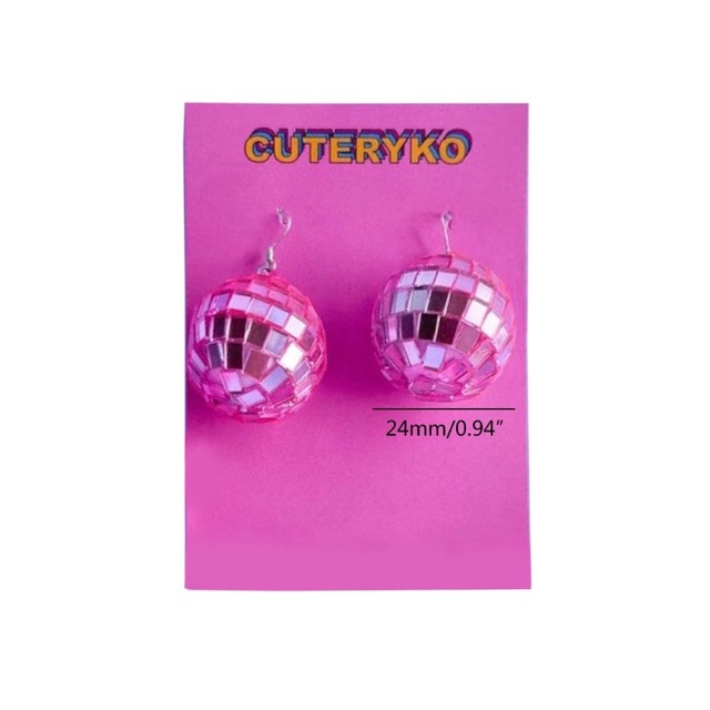 Retro Pink Record Turntable Earrings – Relic828