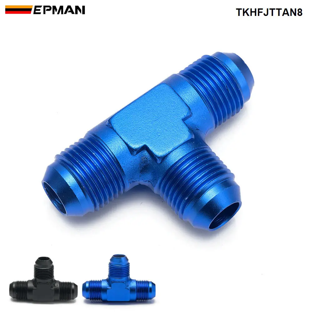 AN-4 AN4 Male Flare Tee T Piece 3-Way Alloy Adaptor Fittings 