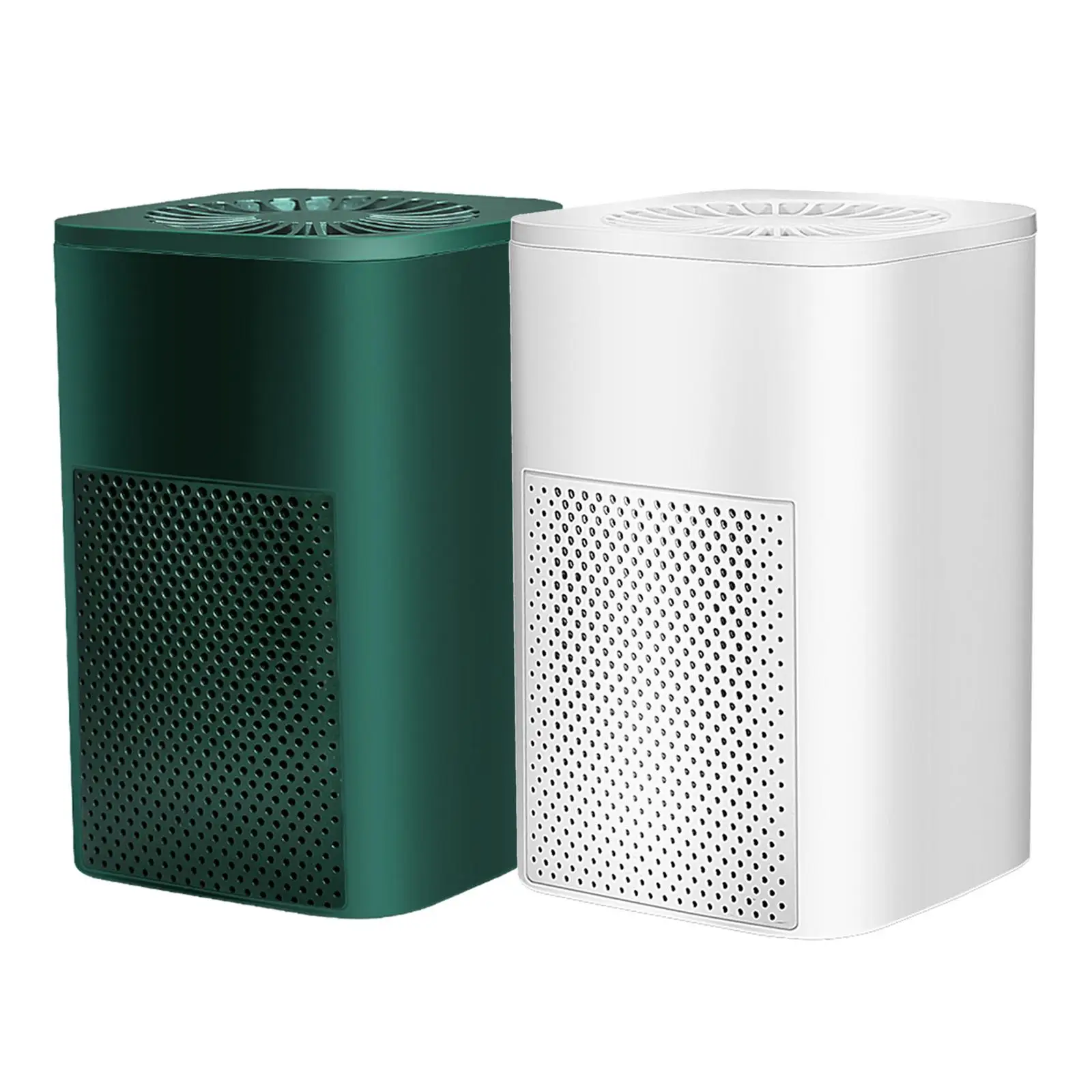 Portable air Purifiers 2 Layer Activated Carbon  USB Powered Desktop 35dB air cleaners Removes Pollen Particles Smoke Odor