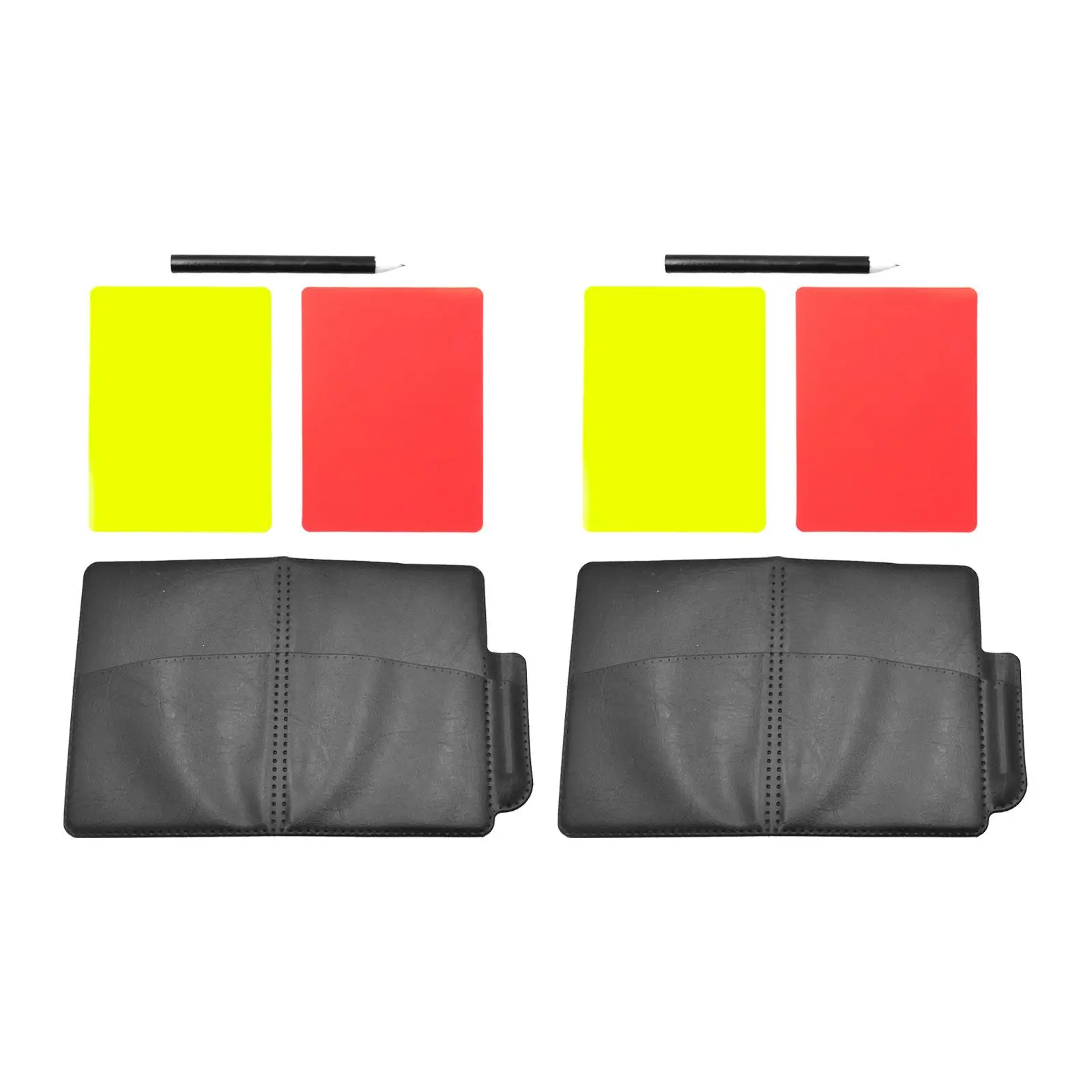Soccer Referee Card Sets Pencil Accessories for Football Basketball Training