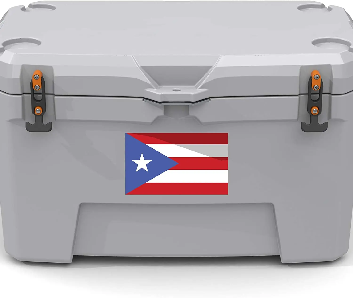 car stickers Puerto Rico Flag Decal Sticker Creative Premium Quality Vinyl I Love Puerto Rico Slogan Lnterest Car Window Decal KK13cm modified decals