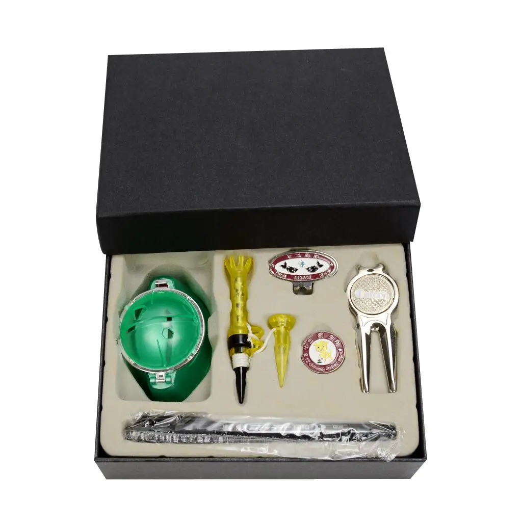 Golf Gift Set Golf Ball Liner golf professional tees  Tool Golf Hat Clip Ball Marker