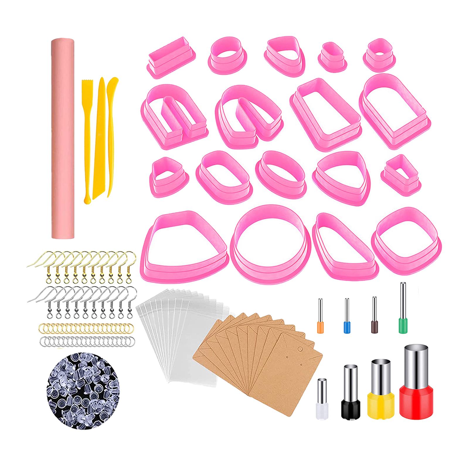 Polymer Clay Cutters for Polymer Jewelry Maker with Earrings Accessories Art Earring Cutting Mold Clay Earring Cutters