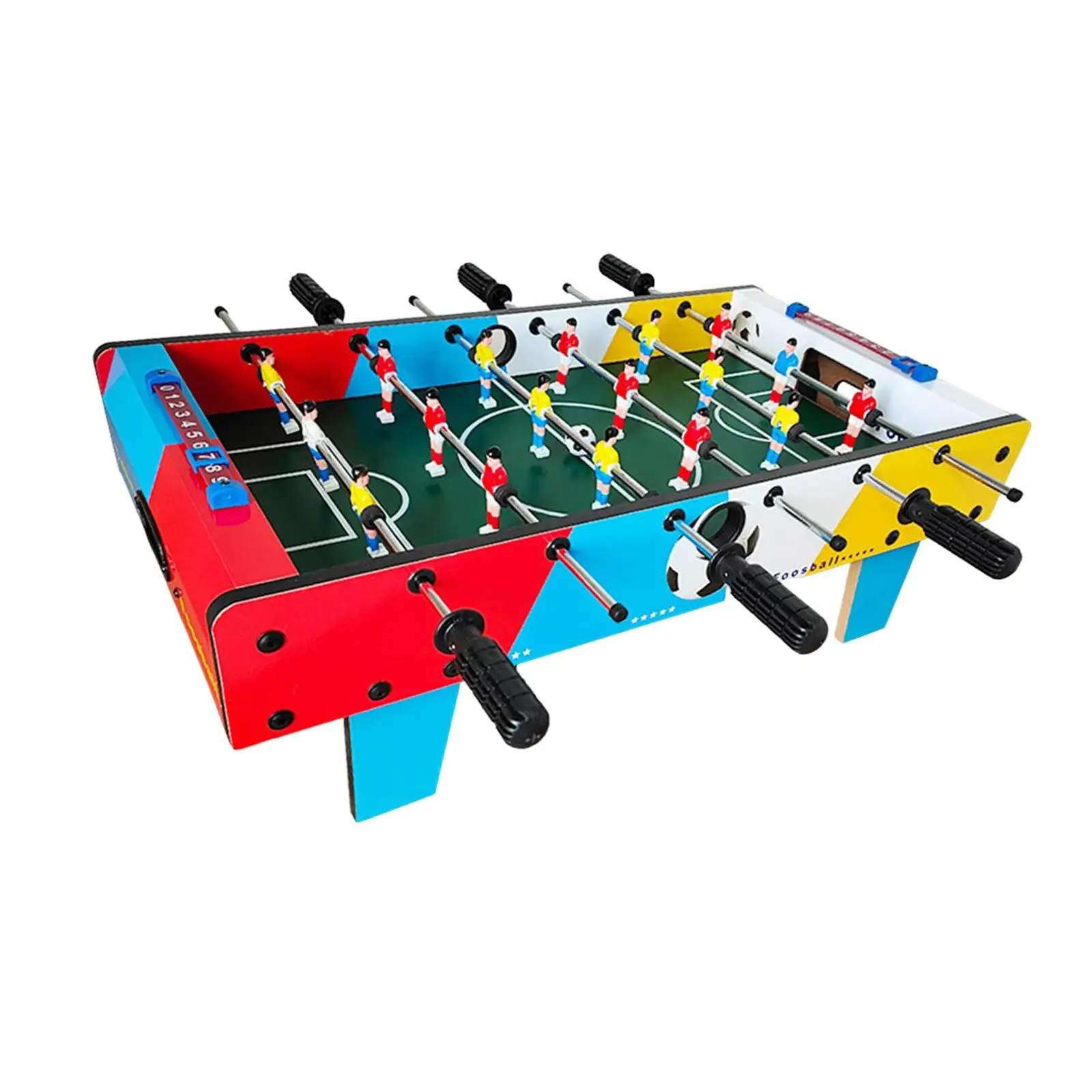 Small Foosball Table Educational Toy Interactive Toy Table Top Soccer Game Table Football Game for Holiday Gifts Family Night
