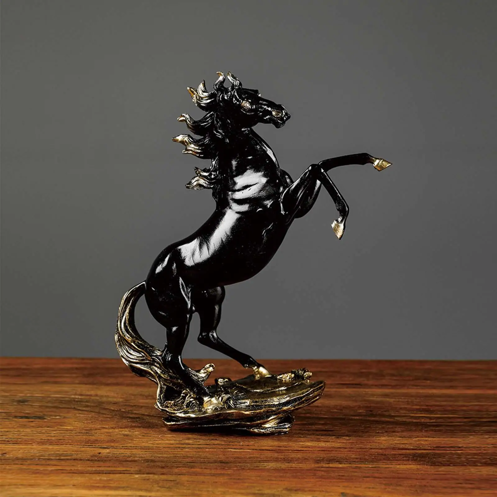 Horse Statue Resin Figurine Animal Sculpture for Home Decoration Gift