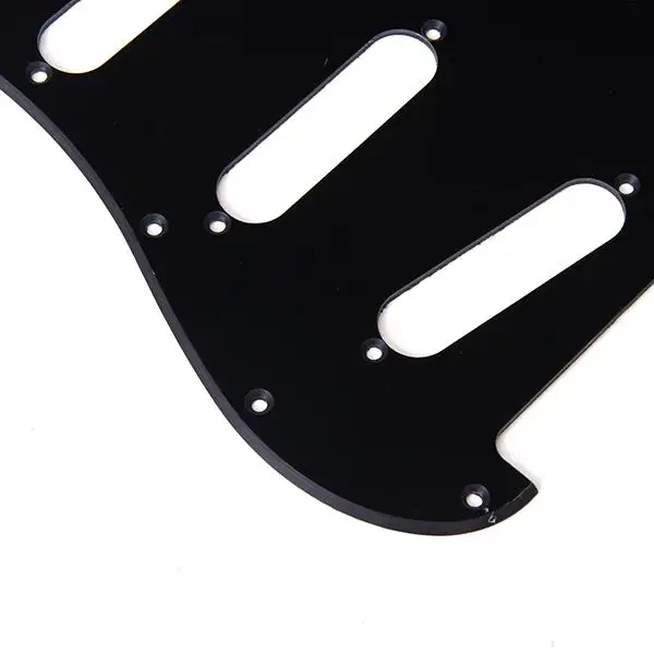 DIY Black Unfinished PVC Guitar  For ST Electric Guitar