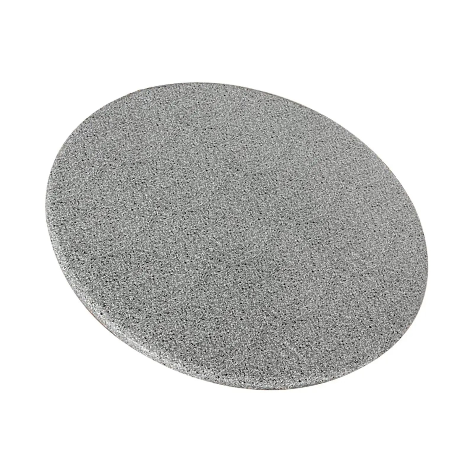 Oilproof Round Table Cloth Elasticized Table Cover Flannel Backing Granite Pattern Tablecloth for Banquet Dining Table Picnic