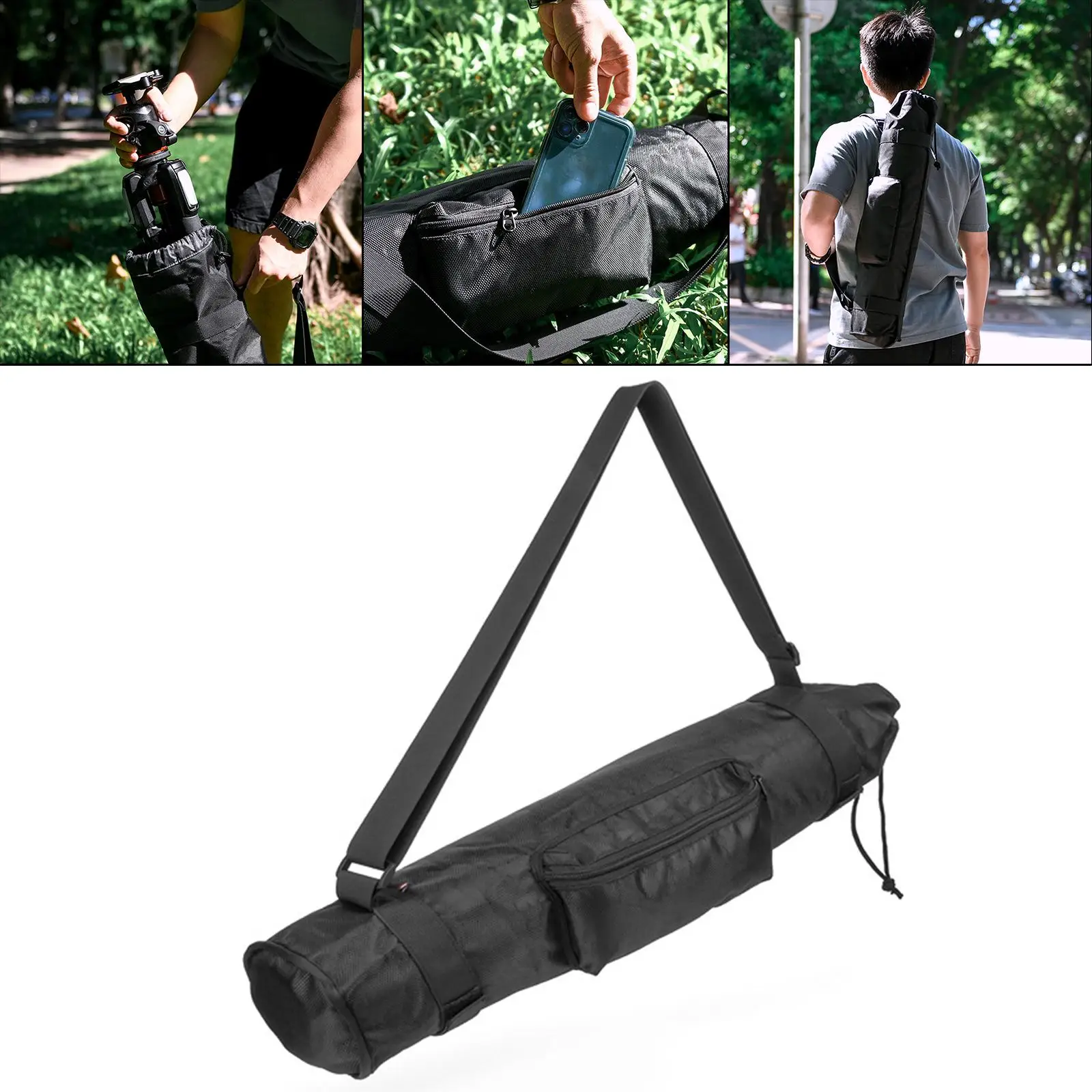 Photographic 60cm Tripod Carrying Case with Strap Easier to Carry Fits Light Stands