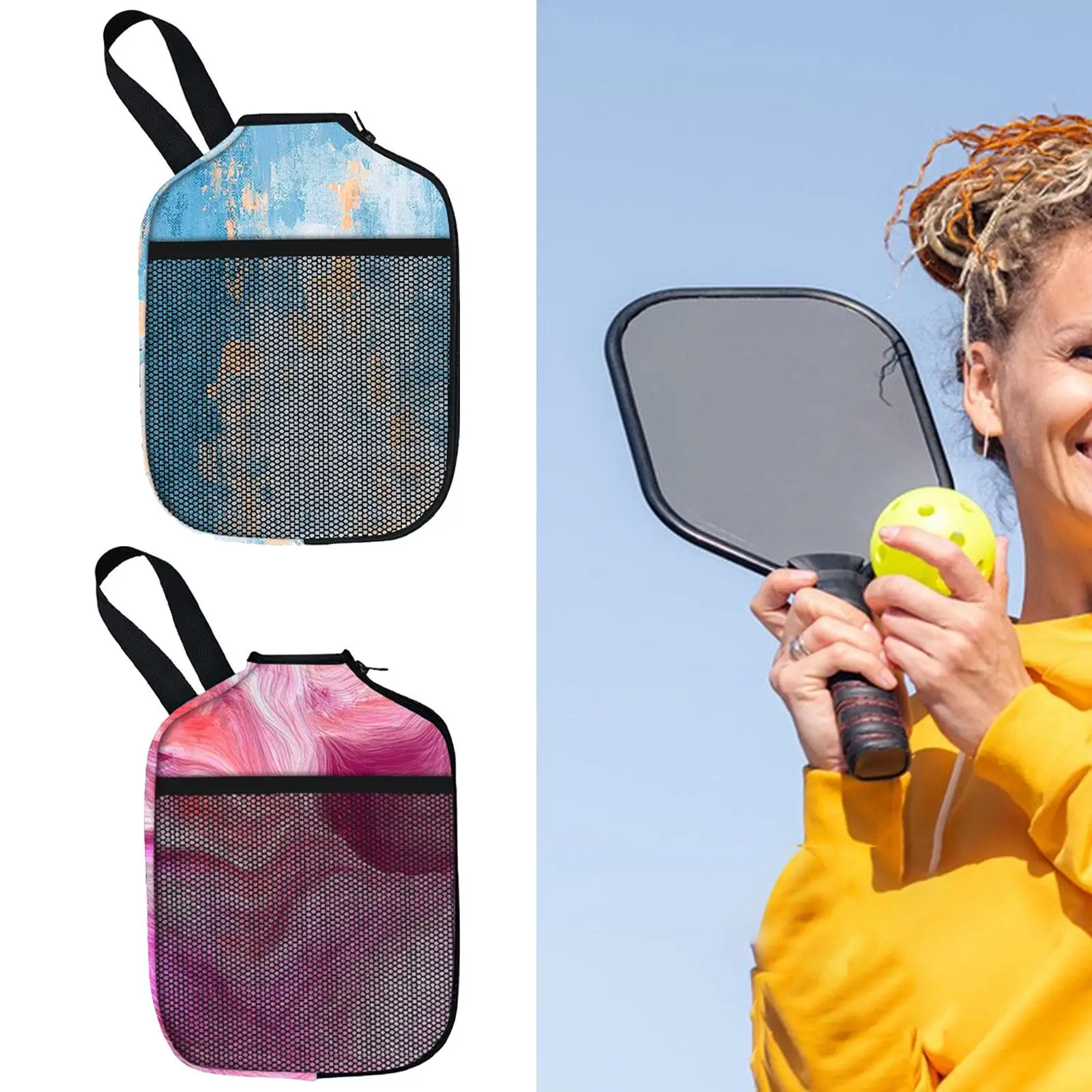 Neoprene Pickleball Paddle Cover Protective Sleeve Accessories Racket Sleeve