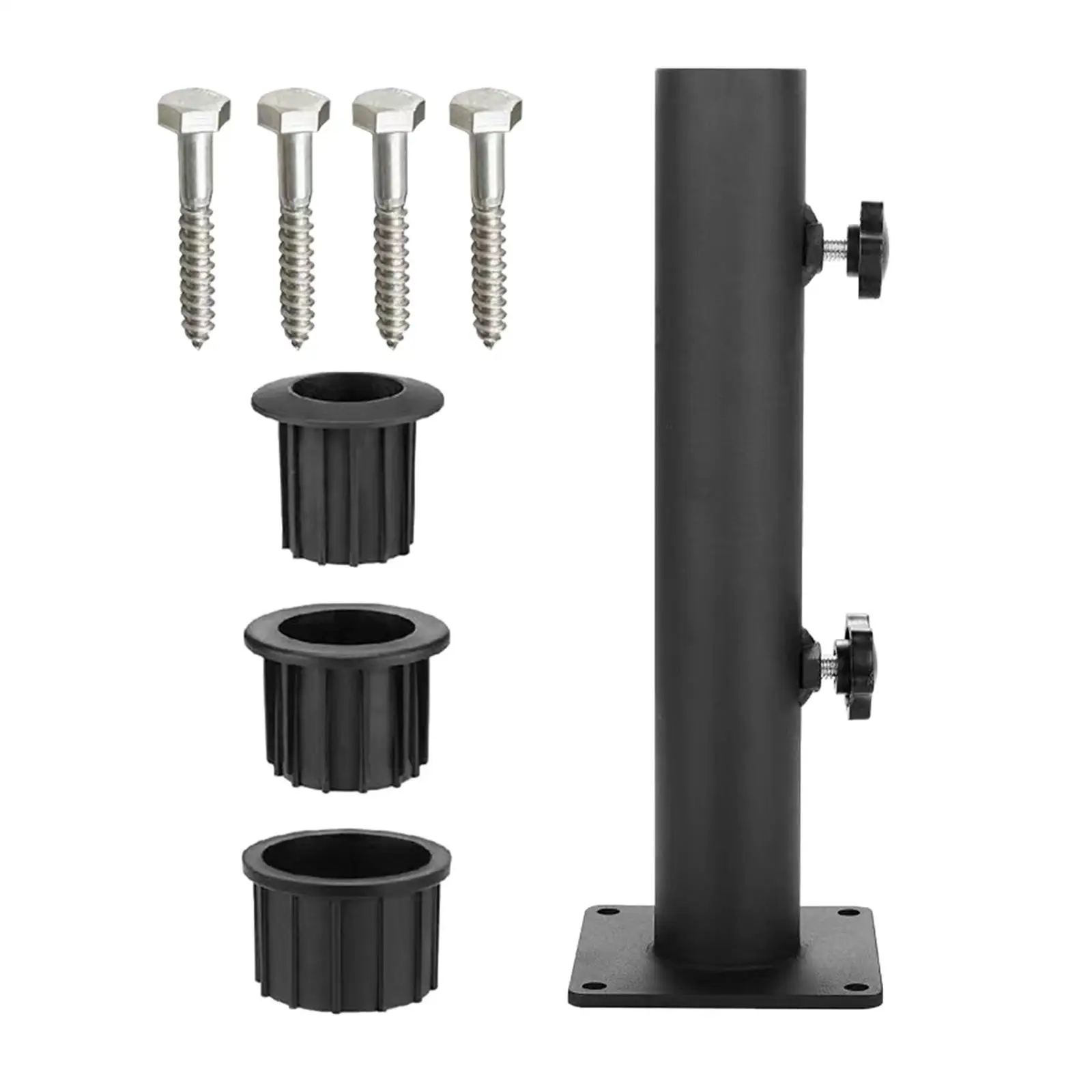 Outdoor Umbrella Base Stand Fits 32mm/38mm/ 48mm Pole Weather Resistant Strong Table Umbrella Base for Yard Outdoor Lawn Patio
