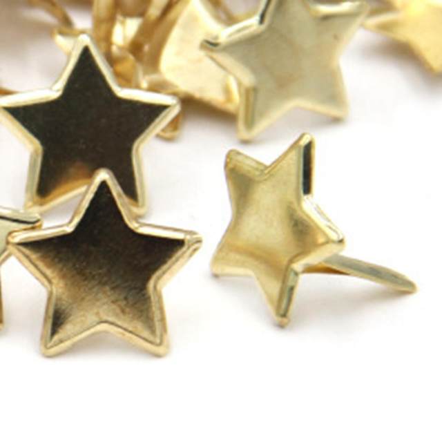 50Pcs Star Shaped Mini Brads, Pattern Clips Decorative Handicrafts Paper  Fasteners for Scrapbook Crafts DIY Photo Project Art - AliExpress