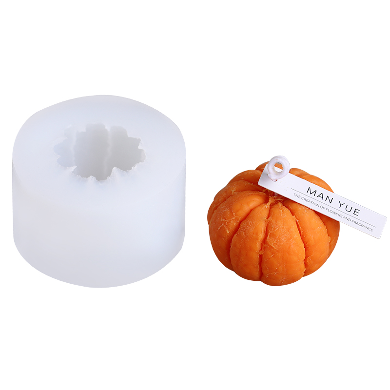 Description Picture 6 of itemCreative 3D Orange Shape Silicone Mold Handmade Candle Silicone Mold DIY Candle Gift Decoration Candle Making Kit Christmas Mold