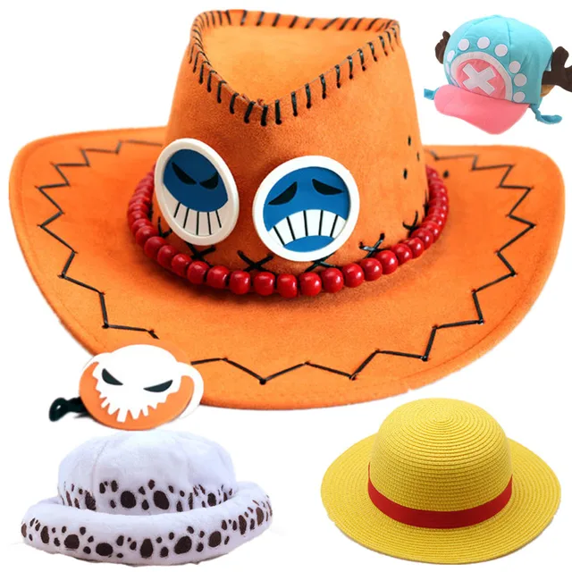 Other Event & Party Supplies Anime D Ace Monkey Luffy Cosplay Costume  Cowboy Hats Unisex Travel Cap Chopper Tony Pirates Caps Cost267N From  Py879, $18.26