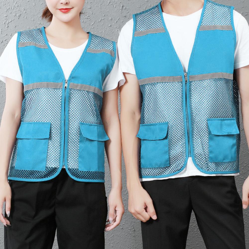 Description Picture 6 of itemMen's Outdoor Vest Hiking Fishing Hunting Photography Multi-Pockets Multi-Function Maintenance Worker Waistcoat Print Logo