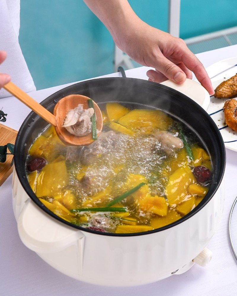 Description Picture 5 of item26CM Electric Multicooker Non-stick 1-5 People Rice Cooker Single/Double Layer Household Rice Cookers Hot Pot Foy Home Dormitory