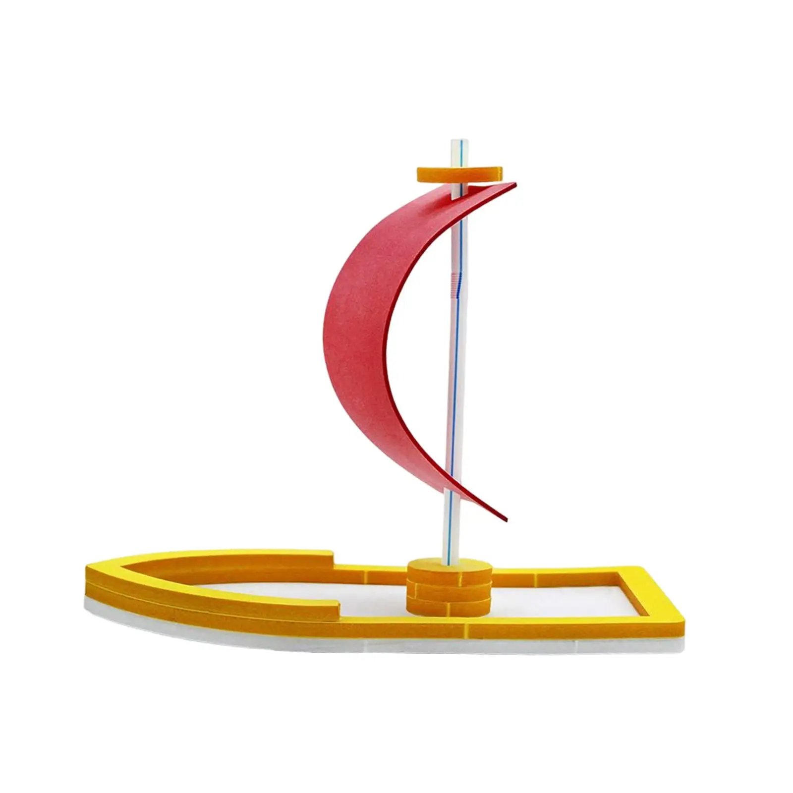 Creative 3D Sailing Ship Puzzle, Scientific Building Toy, Physics Novelty ,Stem