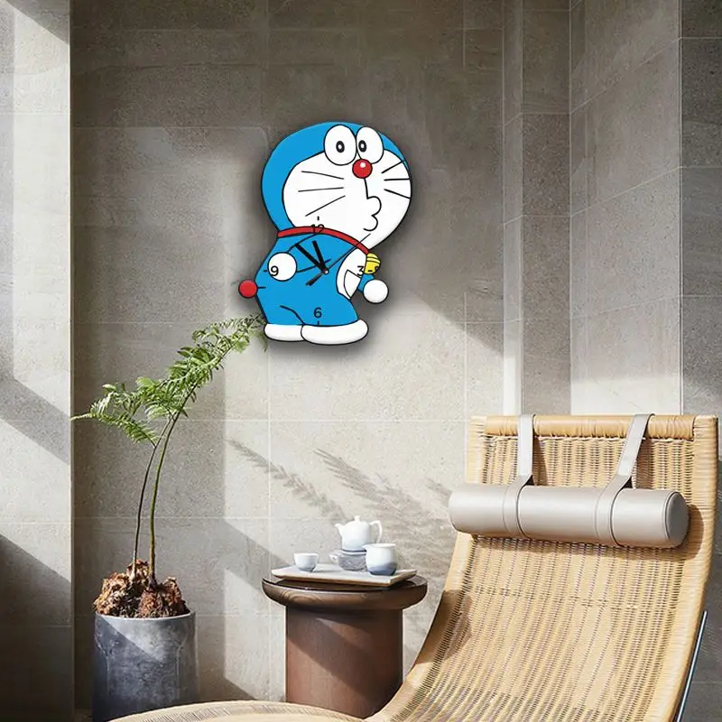 Doraemon anime peripheral wall clock