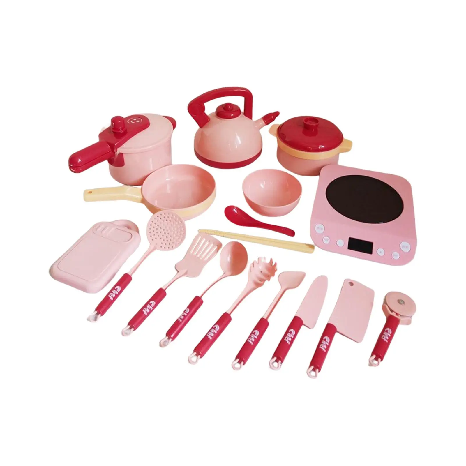17 Pieces Kitchen Accessories Set Cooking Utensils Toys for Children
