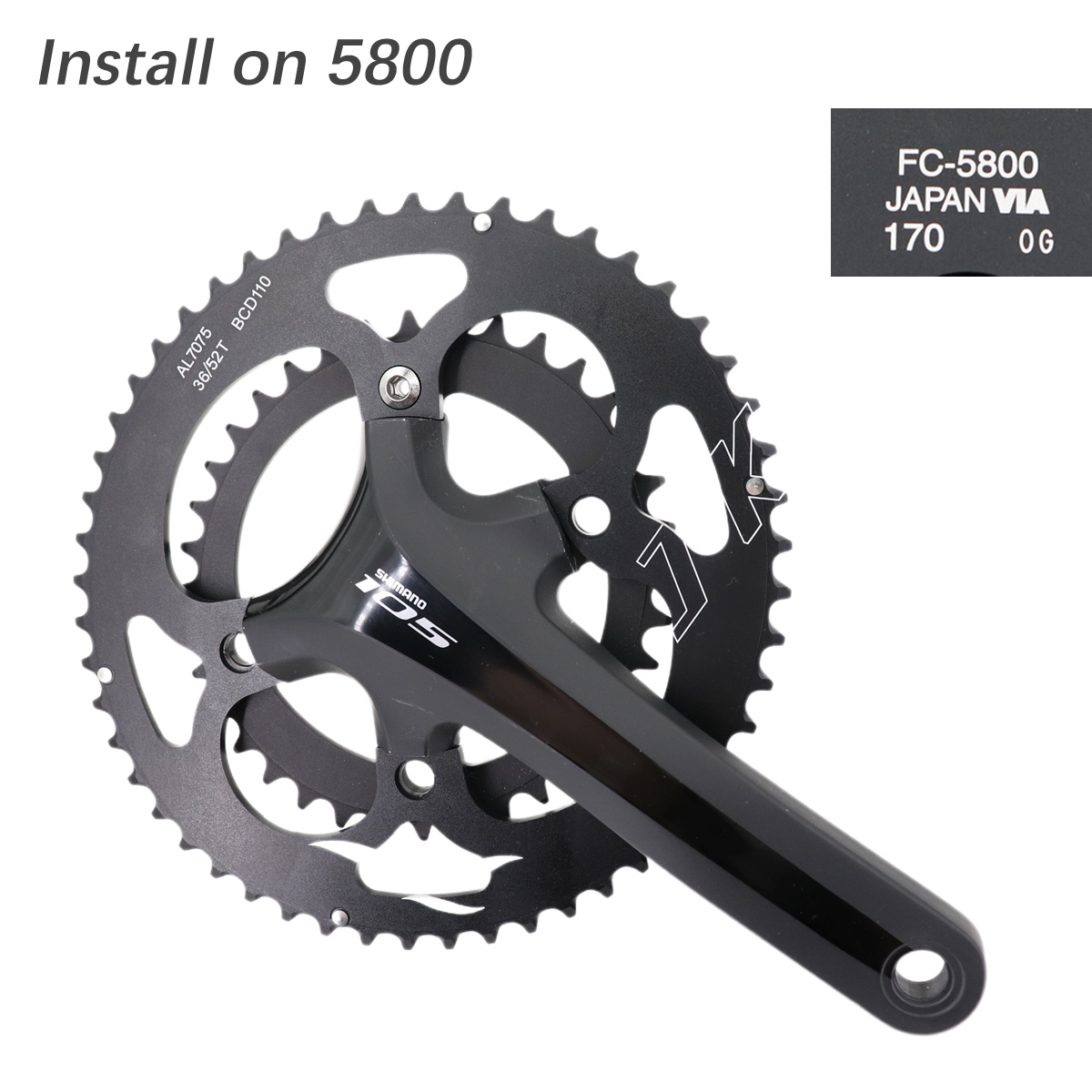Shimano 105 6800 Chainring On R8000 Bmx Chainring DJC Road Bike