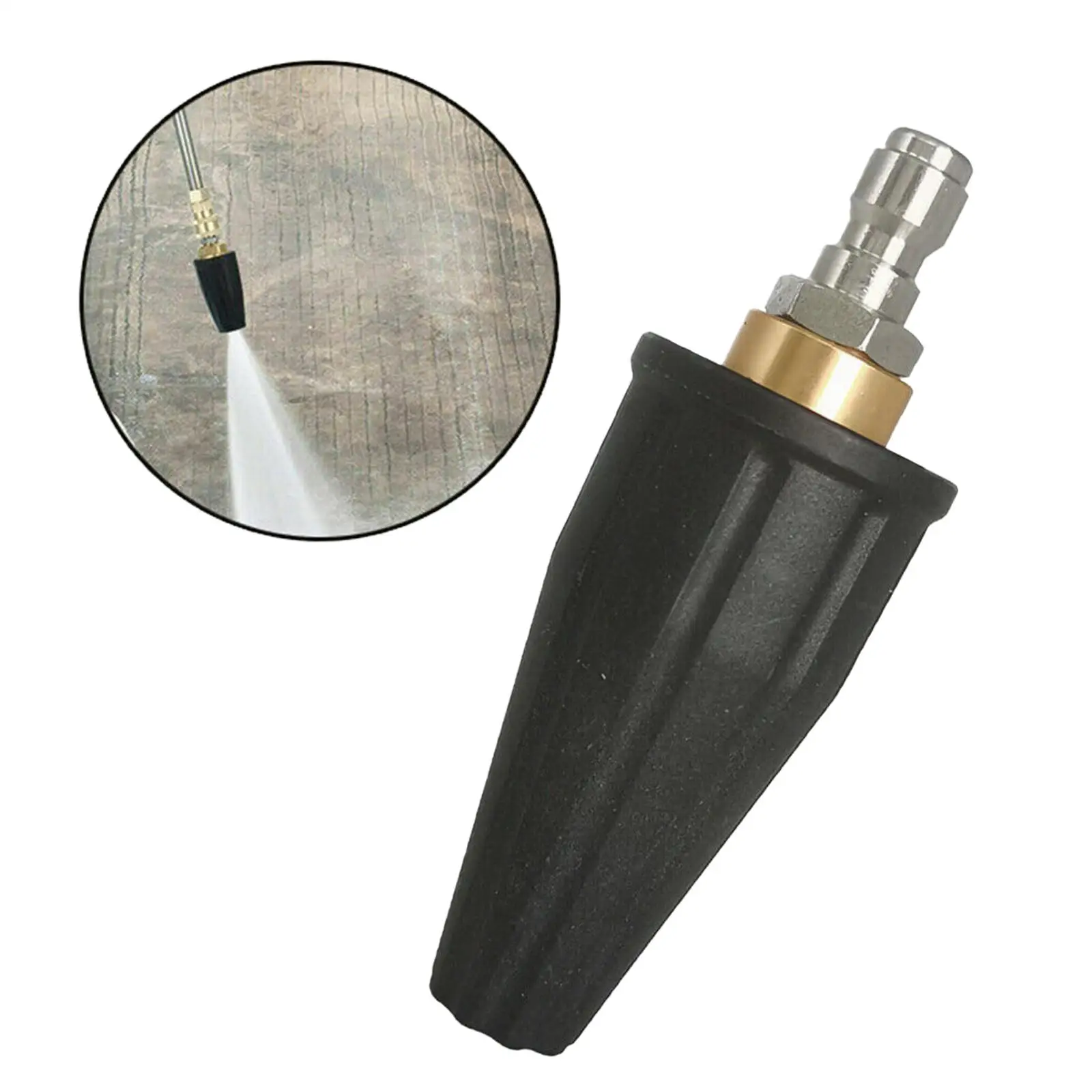 1/4 Connector Hose Nozzle High Pressure Quick Connector Car Wash Sprayer Nozzle