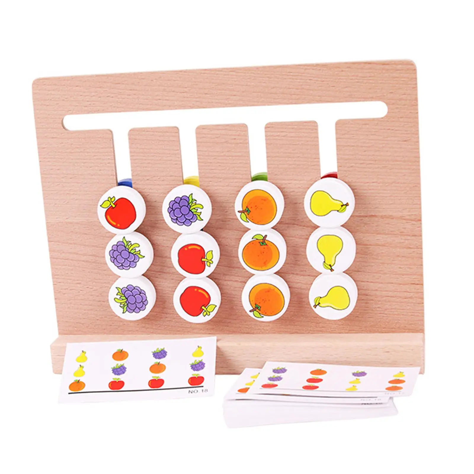 Matching Logical Game Birthday Gifts Developmental Toy Cognition Double Sided Color Sort Board for Kindergarten Nursery Toddlers