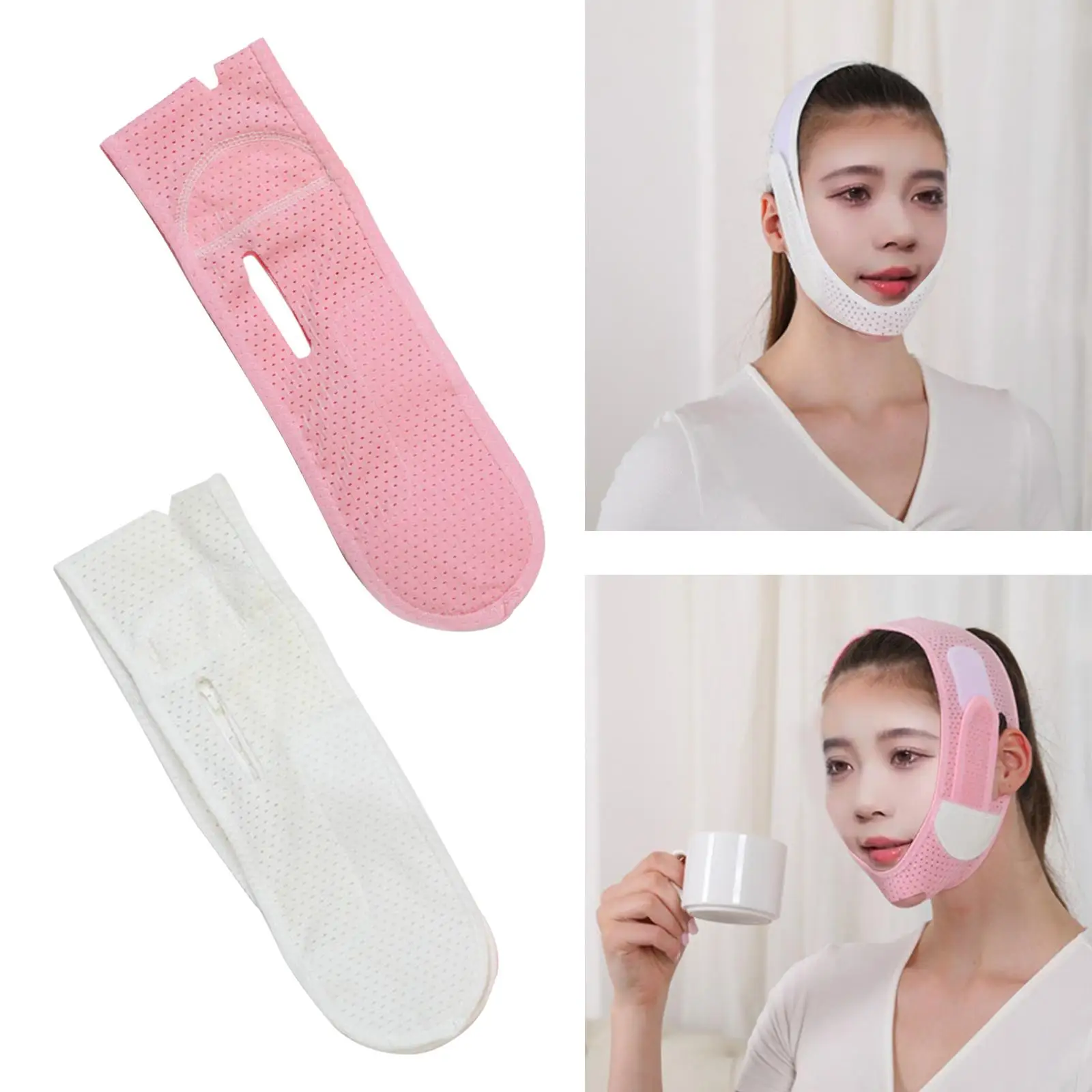 Reusable V Line Face Slimming Strap Jawline Shaper Contour Tightening Strap Patch for Firming Anti Aging