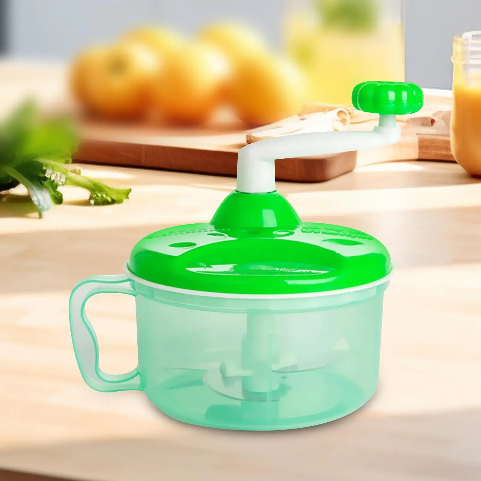 Manual Meat Grinder Durable Baby Food Supplement Machine Convenient Household Vegetable Grinder for Ginger Salad Meat Chili Nuts