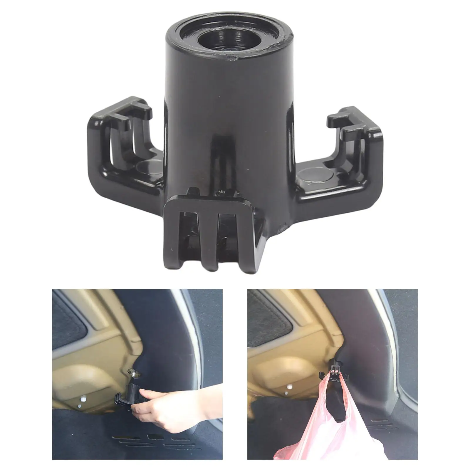 Car Pendant Trunk Trunk Grocery Bag Hook Luggage Compartment Glove Bag Hook Load-bearing Over 20kg For Tesla Model 3