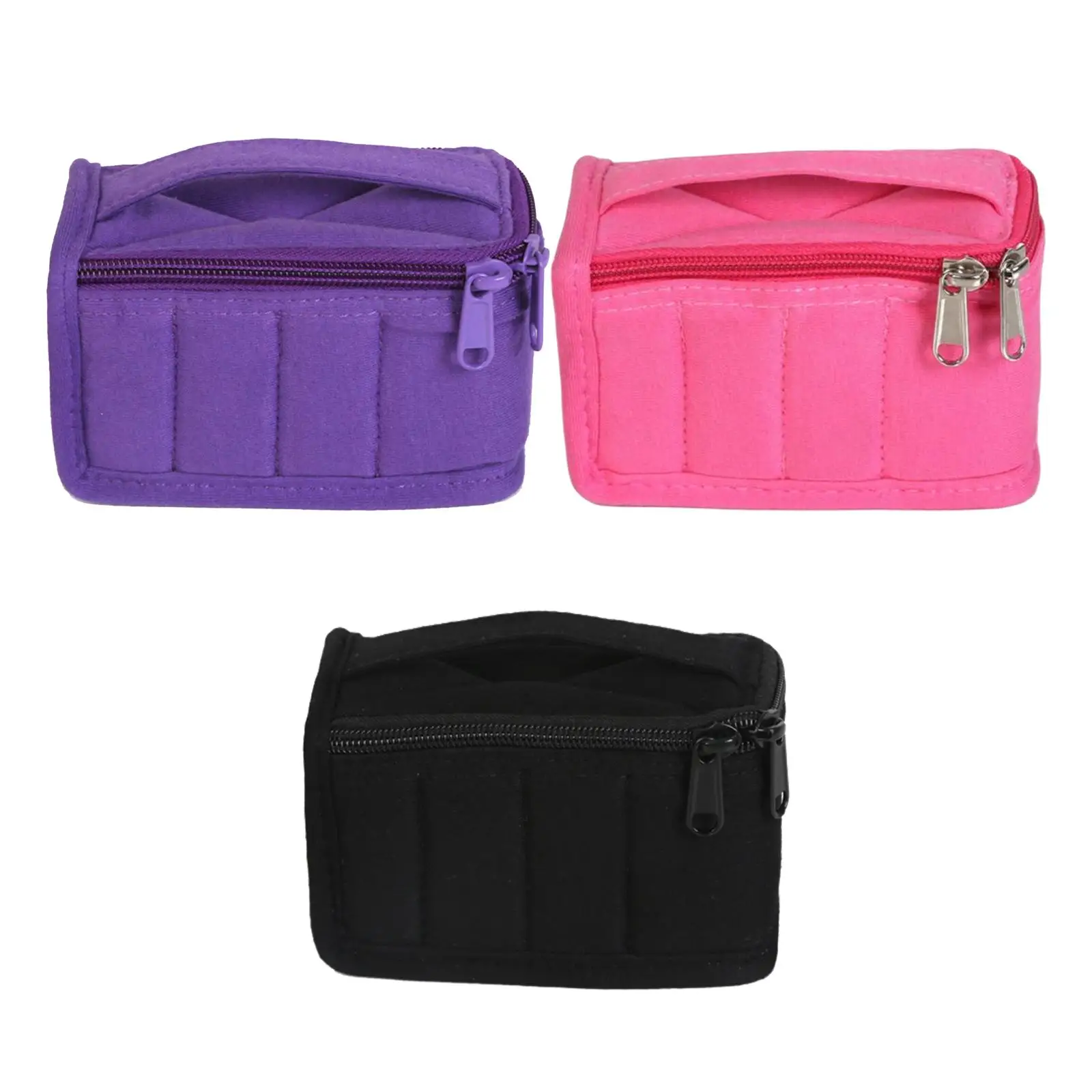 Portable Makeup Bag Accessories Multi Use with Compartment Casual Fashion Cosmetic Organizer for Business Trips Birthday Outdoor