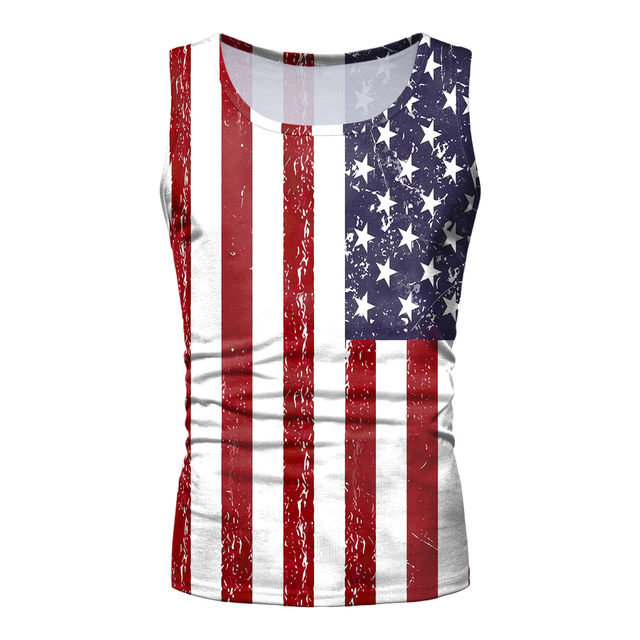 Clear and Oblivious NFL American Football Flag Logo Tank Top Vest