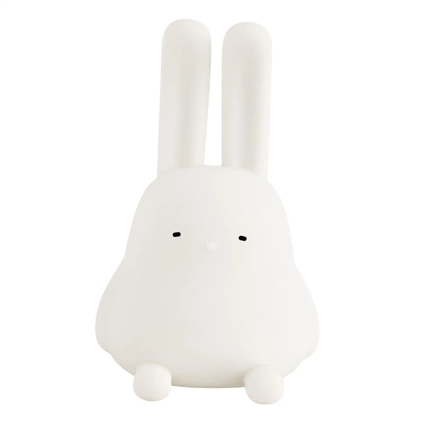 Rabbit Shape Silicone Night Light Lamp Phone Holder Children Gift 15/30 Minute Timing 2600K Warm White Dimmable LED for Sleeping