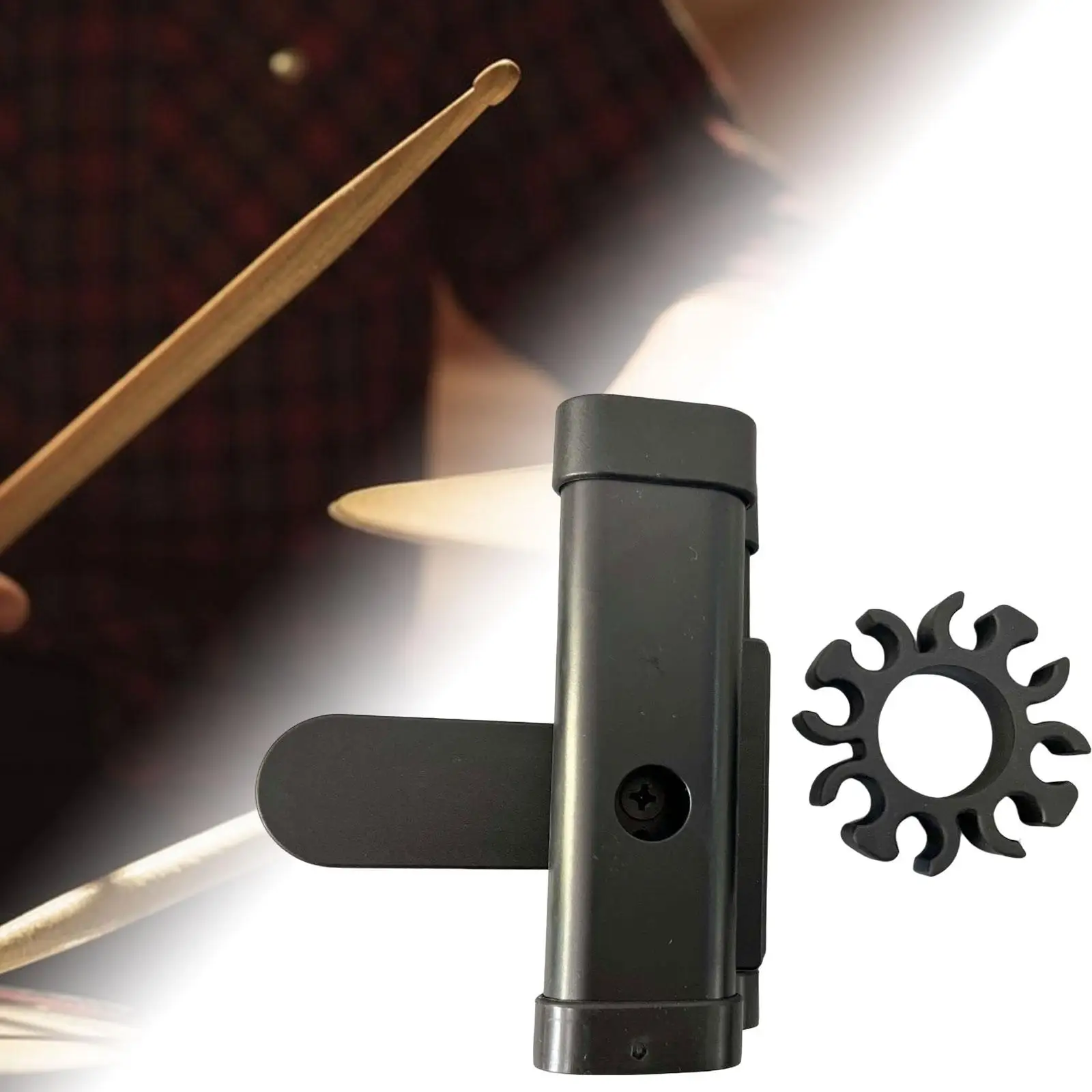 Portable Drumstick Holder Rack with Drumstick Holder Clip for Holiday Gifts