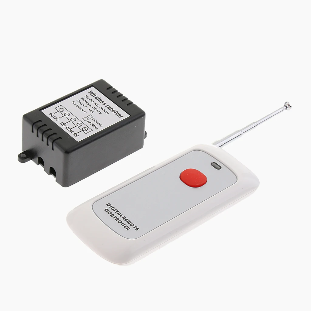 Remote Control Switch 12V 10A 433  Distance Controller