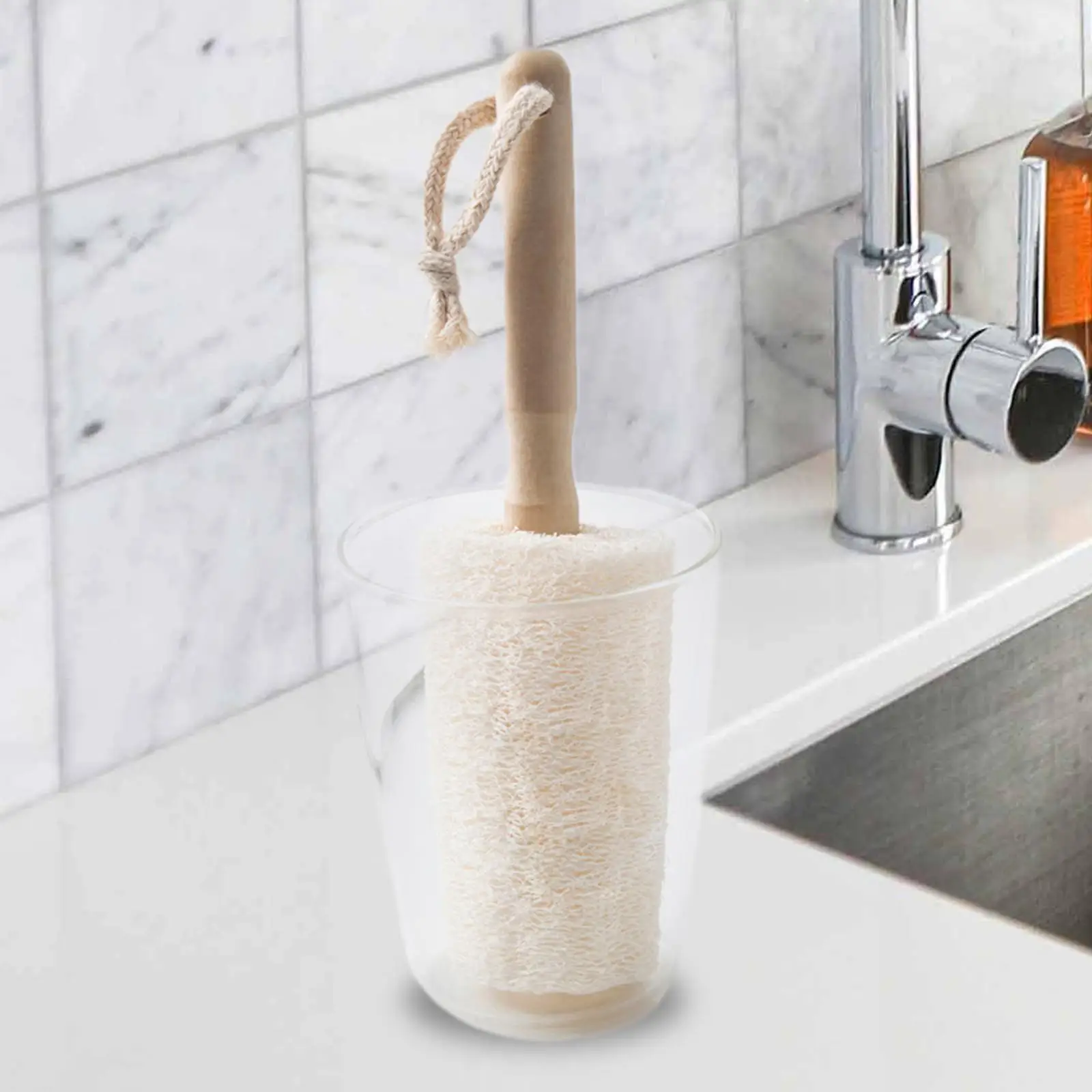 Bottle Cleaning Brush Household Cleaning Brush Scrubber Portable for Mugs