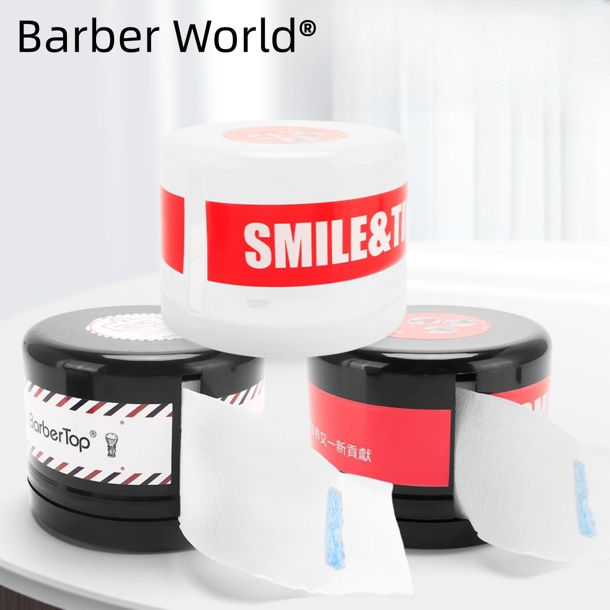 Best of Barber Neck Paper Roll Holder Disposable Neck Strip Tissue Collar Tape Box Sucke Hairdressing Paper Storage Case Salon Accessory Reviews & Tips