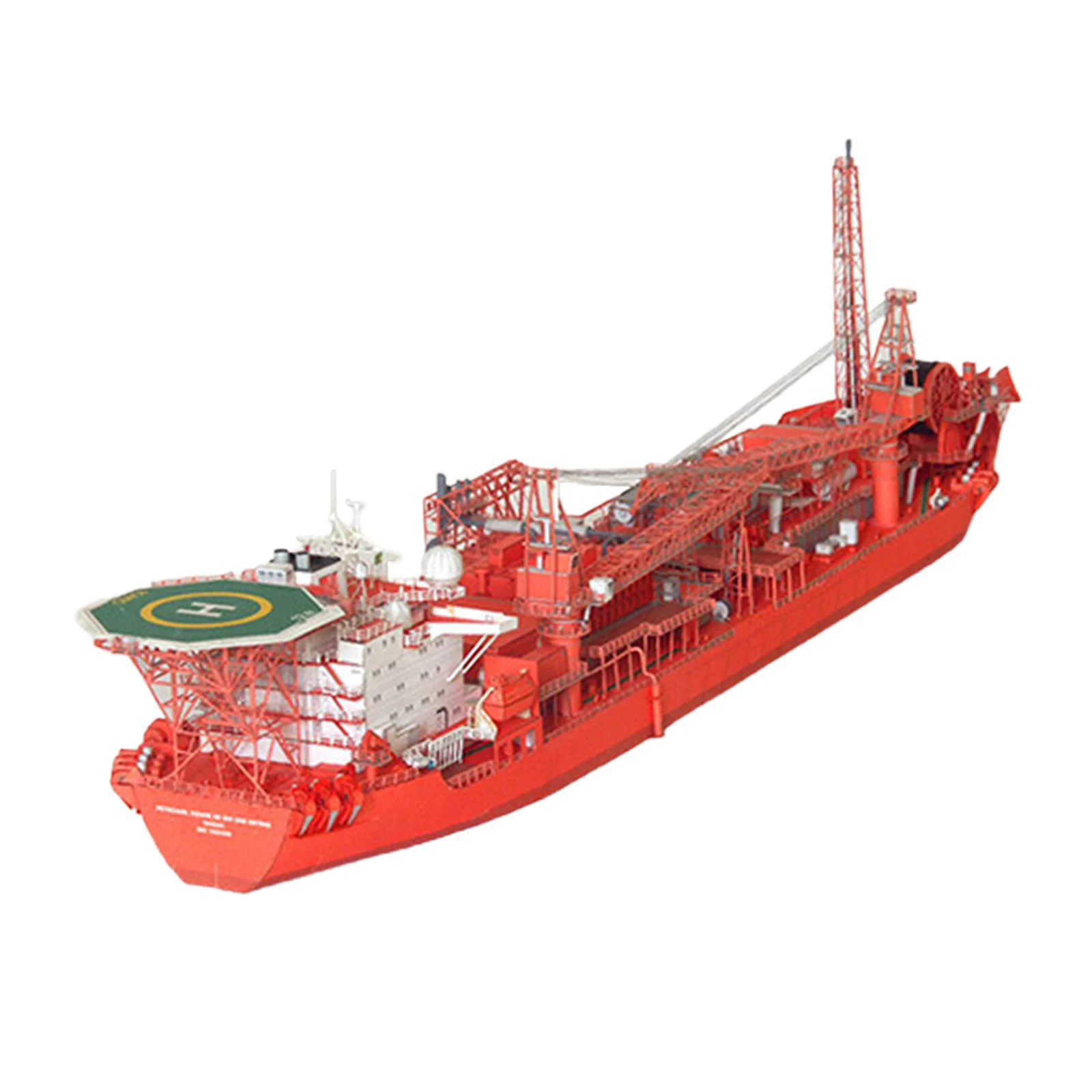 Floating Production Tanker DIY 3D Paper Model Ship  Decoration