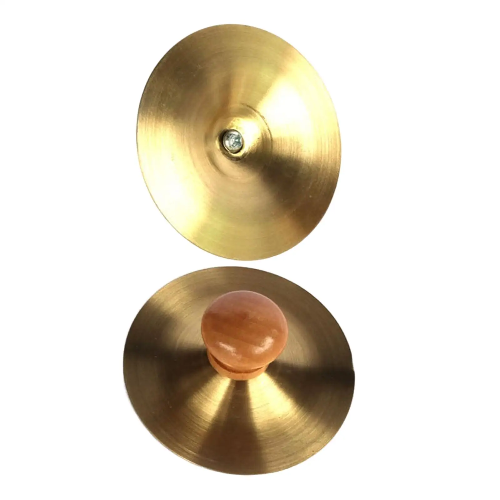 Hand Percussion Finger Cymbals Kids Toy Educational Rhythm Percussion Copper Hand Cymbals for 3 Years Old up Boys Girls