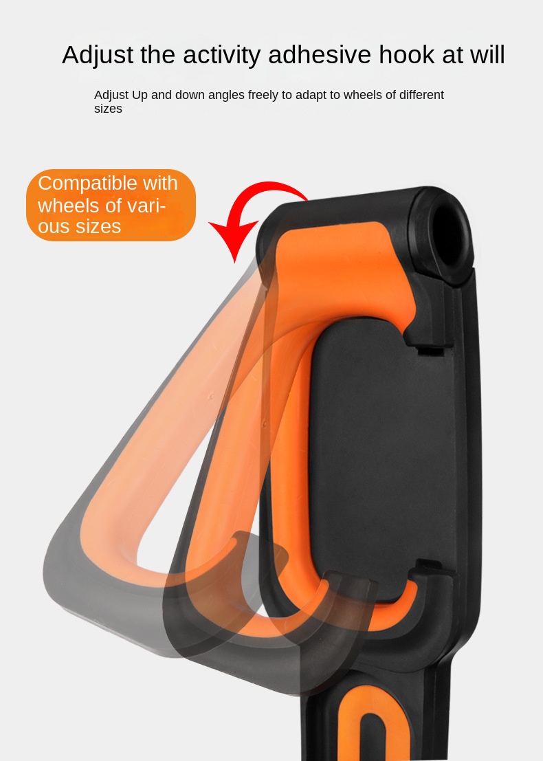 Description Picture 5 of item1PC Bicycle Wall Mount Rack Mtb Road Bike Storage Fixed Hanging Hook Bike Support Stand Bracket Holder Cycling Parking Buckle
