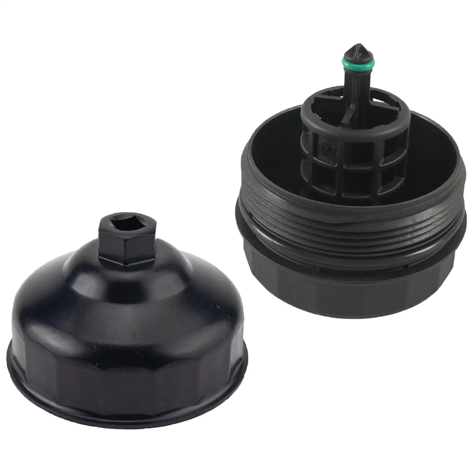 Oil Filter Housing Cover Caps 11427525334 Replace Fits for BMW 525Xi 528i 328i 328i 328Xi Z4 335IS 335Xi