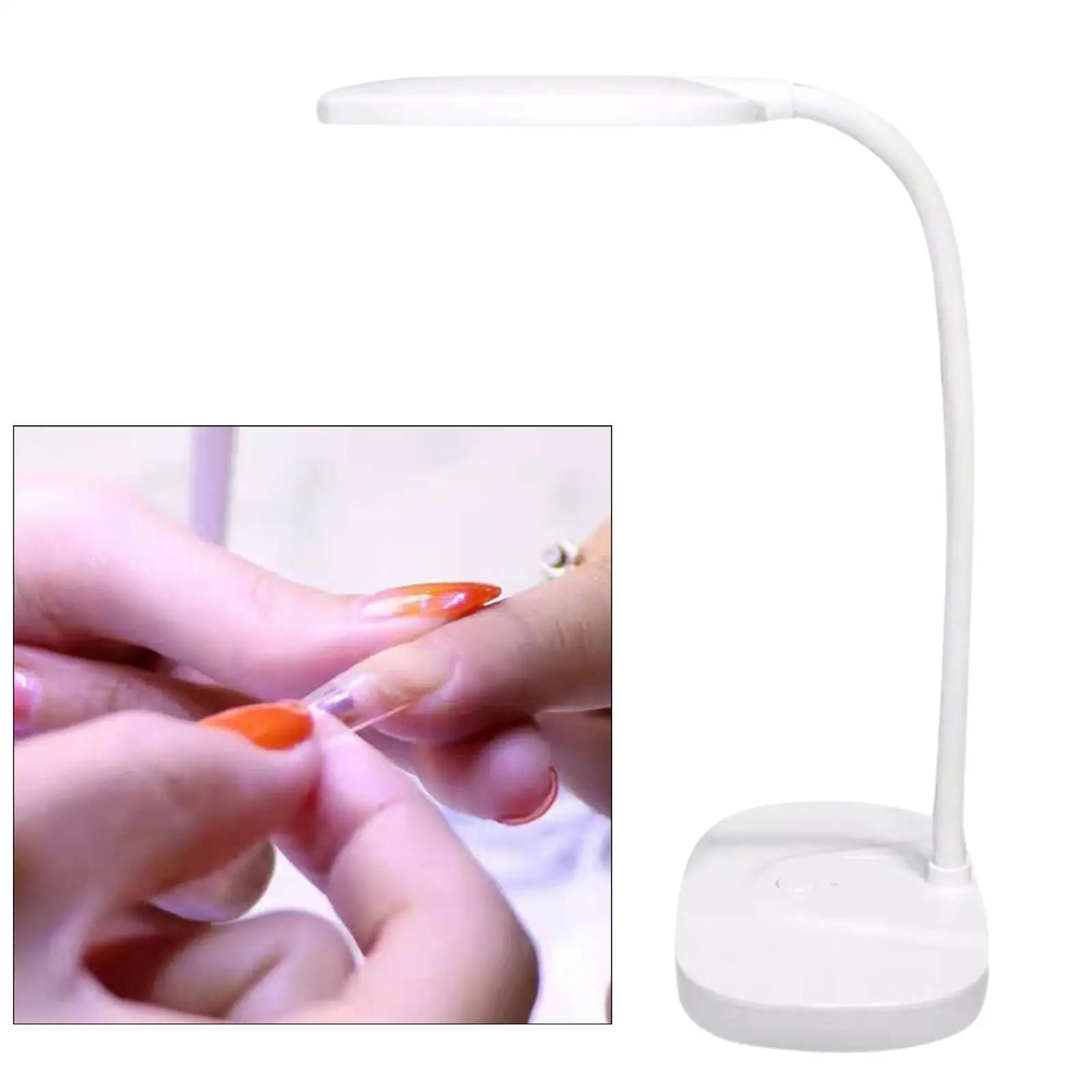 Nail Polish LED Nail Lamp USB Charging Quick Dry Rotatable Curing Lamp Nail Dryer Lamp Nail Dryer for Manicure Home UV Gel Nail