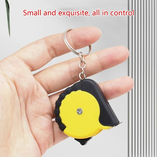 Small Retractable Tape Measure  Mini Tape Measure Keychain 1m