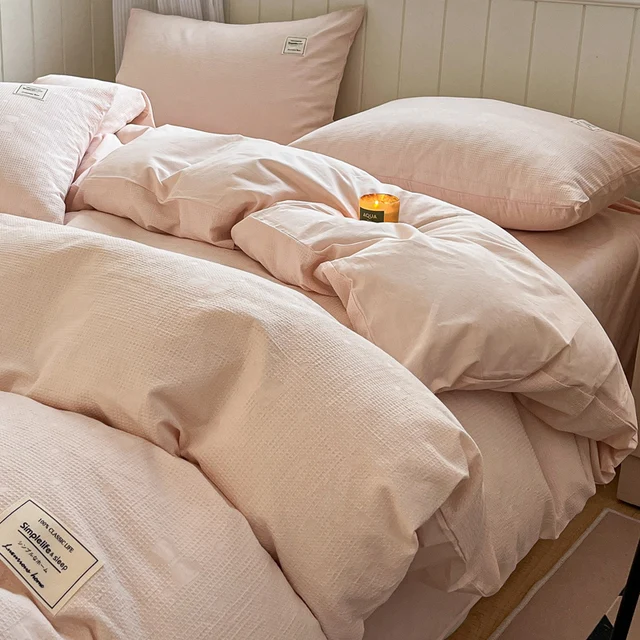Cotton Neutral Bedding Set Luxury Design Warm Hotel European Style