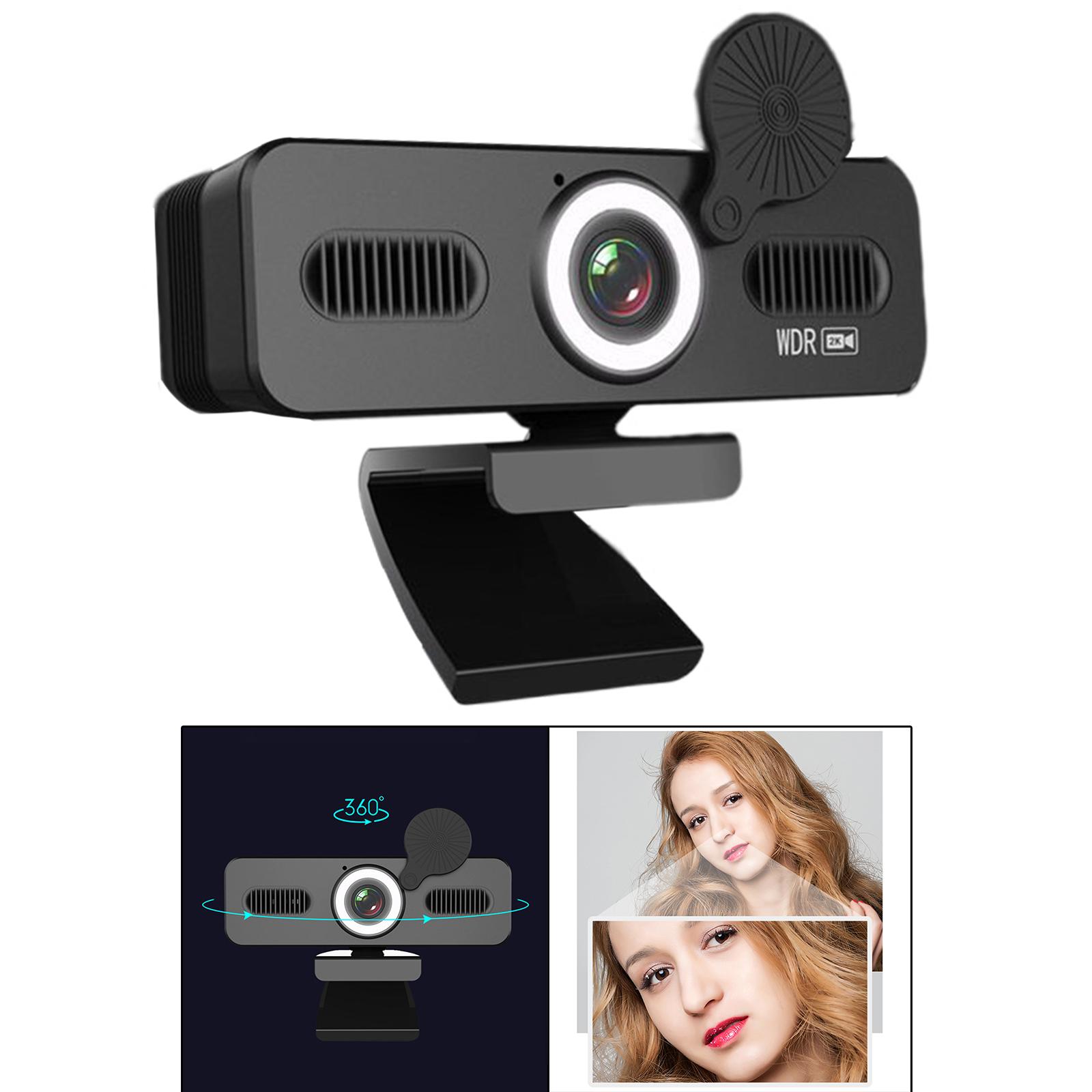 USB Computer Camera with Web  with Microphone Auto for Video Calling  Learning  Computer