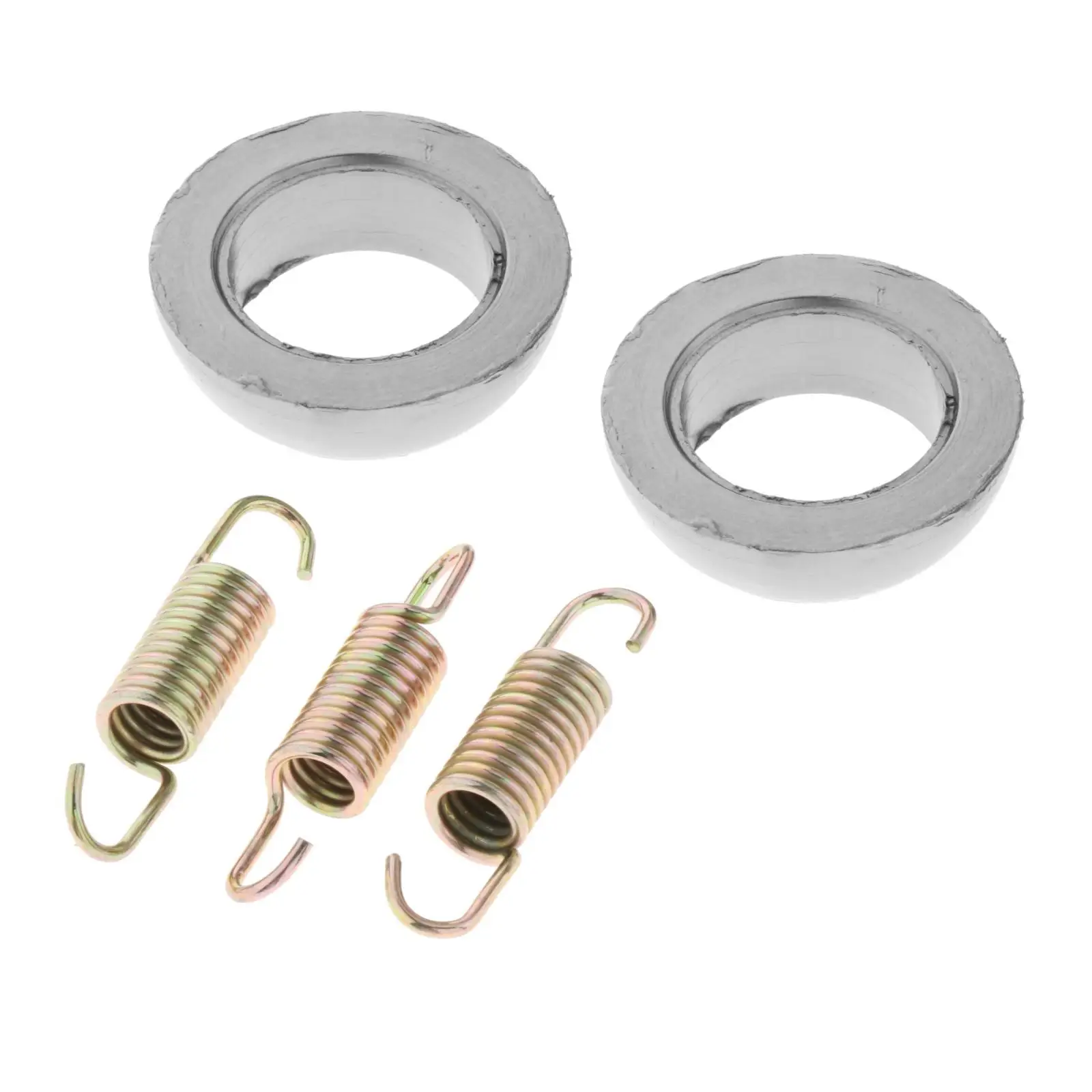 Motorbike Exhaust Gasket & Spring Kit Replacement Exhaust Pipe Springs & Gasket Kit Fit for Arctic Cat 300 1998 1999 - 2005