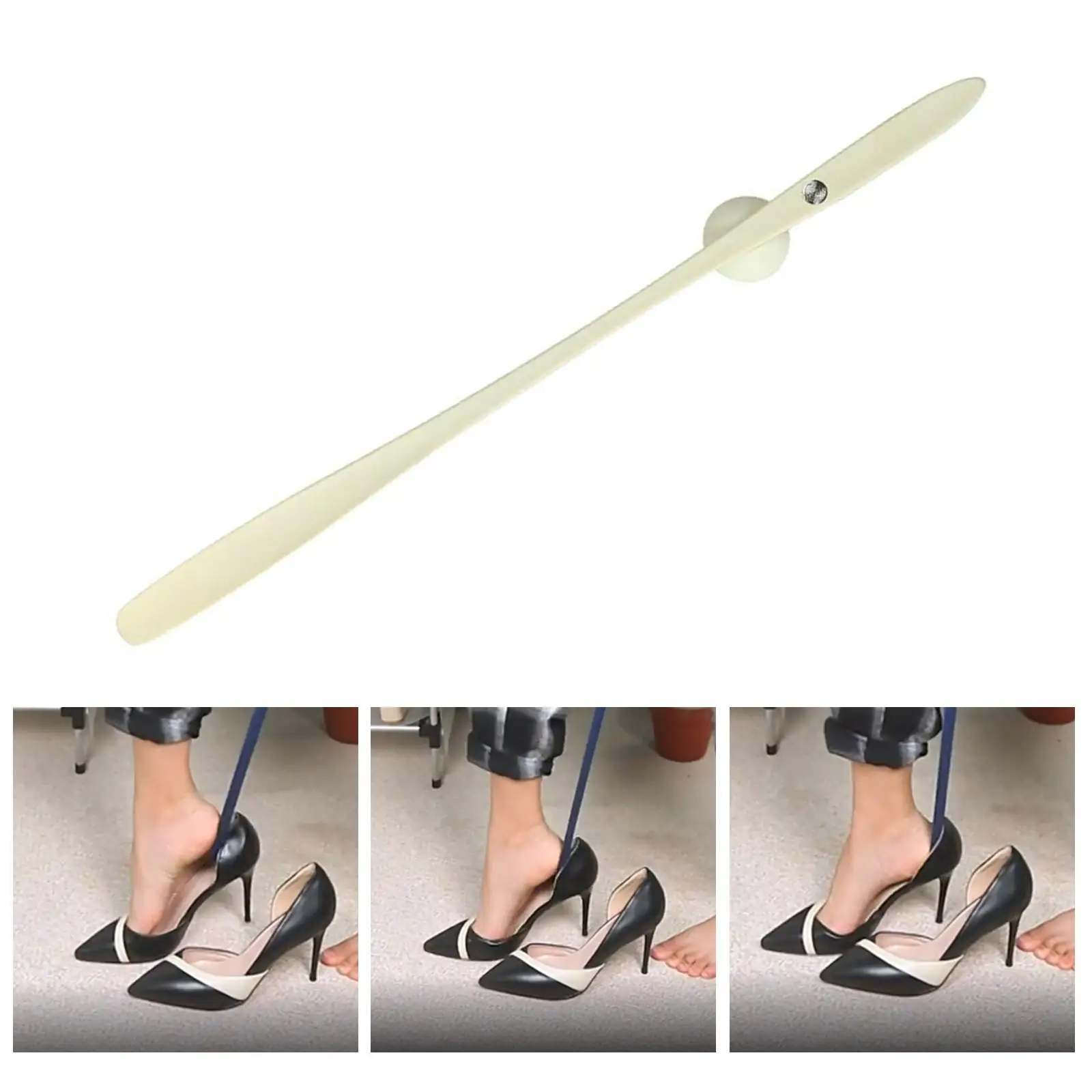 Portable Shoe Horn Dressing Aids Assist Tool Shoehorn Shoe Lifter for Kids Boots