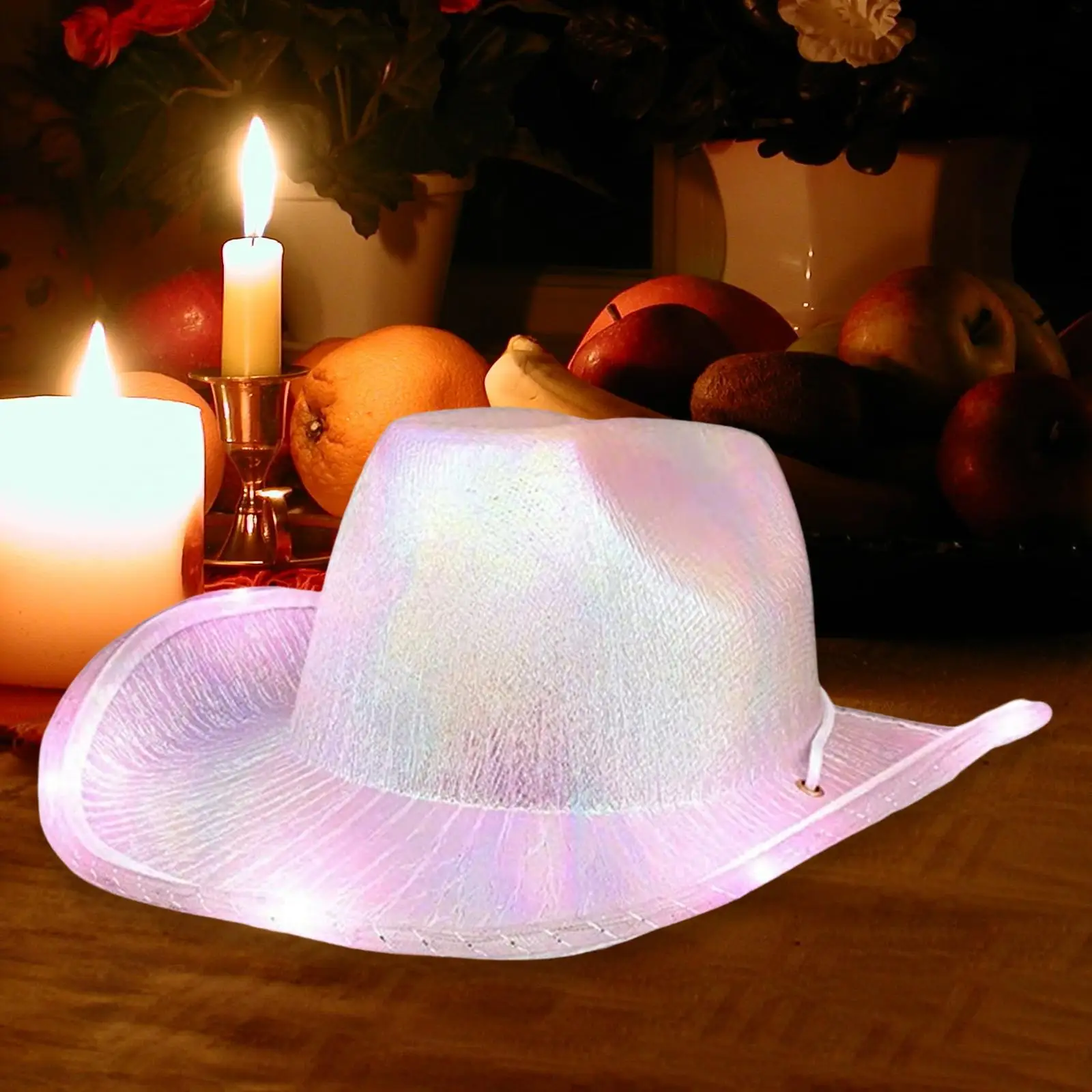 Western Style  Hat Fashion Lightweight Novelty Cowgirl Hat for Fancy Dress Holiday Photography Props Gift Indoor Outdoor